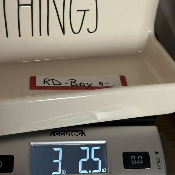 Rae Dunn Ceramic THINGS Organizer Desk Caddy Pen Holder Kitchen Office College - Picture 12 of 12